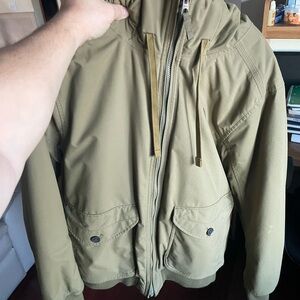 Timberland Men's Olive Hooded Jacket